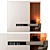 Modern Freestanding Wardrobe 3D model small image 1