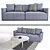 Modern ECE Sofa with Matching Table 3D model small image 1