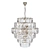 Amazone L Crystal Nickel Chandelier 3D model small image 1