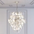 Amazone L Crystal Nickel Chandelier 3D model small image 2