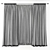 Elegant Window Drapes 3D model small image 2