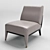 Modern Art Armchair: Dilan Collection 3D model small image 1