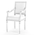 Elegant Paden Arm Chair 3D model small image 3