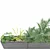 Sleek JC Long Planter 3D model small image 2