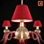 Elegant "Amalia" Murano Glass Chandelier 3D model small image 2