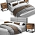 AGERA 1 Bedroom Set with VERONA Nightstand 3D model small image 2