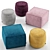 Versatile Muffin & Soap Ottoman 3D model small image 1