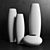 Elegant Vases Set of 6 3D model small image 2