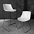 Mesh Office Chair: Black/White 3D model small image 1