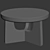 Poliform Nara Table: Minimalist Design, Various Sizes, File Format Compatibility 3D model small image 2