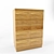 Title: Foldable Wooden Bar Stand 3D model small image 2