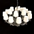 Castro Marbella Luxury Crystal Chandelier 3D model small image 3