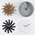 Sleek Modern Clock 3D model small image 1