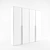 Customizable Mirrored Door Wardrobe 3D model small image 2