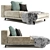 Modern Minotti Sherman Sofa 3D model small image 1