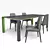 Elegant 7-Piece Dining Set 3D model small image 1