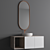 Modern Bathroom Vanity Set 3D model small image 3