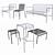  HAY Palissade Outdoor Furniture - Sleek and Stylish Patio Seating Solution 3D model small image 3