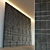 Metallic Trim Soft Panel for Decorative Walls 3D model small image 1