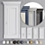 Italon Riva Imperiale: Classic Set of 2 Doors 3D model small image 1