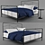 Elegant Casey Iron Bed 3D model small image 1