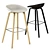 Sleek and Stylish AAS 32 Bar Stool 3D model small image 1