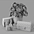 Chanel Décor Set: Flowers, Books, Fragrance Sachet, Box & Bag 3D model small image 2