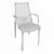 Elegant Vanity Chair in 3 Colors 3D model small image 3