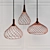 Elegant Dimmable Suspension Light 3D model small image 1