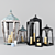 Hampton Style Lantern: Caleb & Park Hill 3D model small image 1