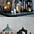 Hampton Style Lantern: Caleb & Park Hill 3D model small image 3