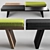  Porro Groove Bench: Stylish Upholstered Seating 3D model small image 1