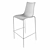 Zebra Bicolore Steel Stool 3D model small image 3