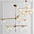 Elegant Orb 6-Light Chandelier 3D model small image 1