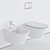 Catalano Gold & Silver Classy WC 3D model small image 3