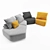Modular Masterpiece: Matacao Sofa 3D model small image 1