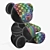 Heartfelt Bear Plush Toy 3D model small image 3