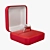 Square Box Wedding Ring 3D model small image 1