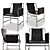 ErgoEnvelope Modern Chair 3D model small image 1