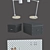 IKEA Workzone Set with Desk, Chair, Lamp, Charging Pad, Wall Panel, Box, and Trash Bin 3D model small image 3