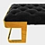Luxury Ottiu Bench: Stunning Design & Comfort 3D model small image 2