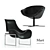 Modern Mart Armchairs by B&B Italia 3D model small image 1