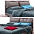 Modern Comfort: Dall'Agnese Free Bed 3D model small image 3
