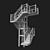 Versatile Outdoor Staircase 3D model small image 3