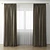 Elegant Window Drapes 3D model small image 1