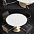 Modern Dining Set: Nero Table & Rouka Chairs 3D model small image 2