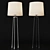 Elegant Liseron Floor Lamp 3D model small image 1