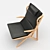 Modern Triangle Armchair 3D model small image 2