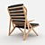 Modern Triangle Armchair 3D model small image 3