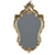 Regal Reflection: Louis XIV Mirror 3D model small image 1